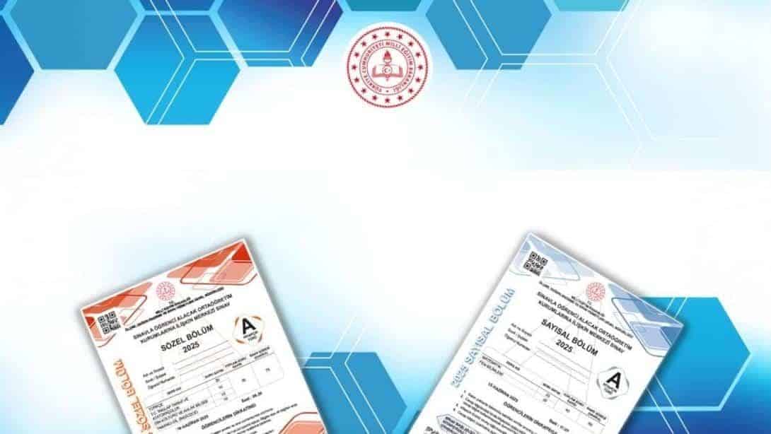 LGS KAPSAMINDAKİ MERKEZÎ SINAV TAMAMLANDI, SORU KİTAPÇIKLARI YAYIMLANDI